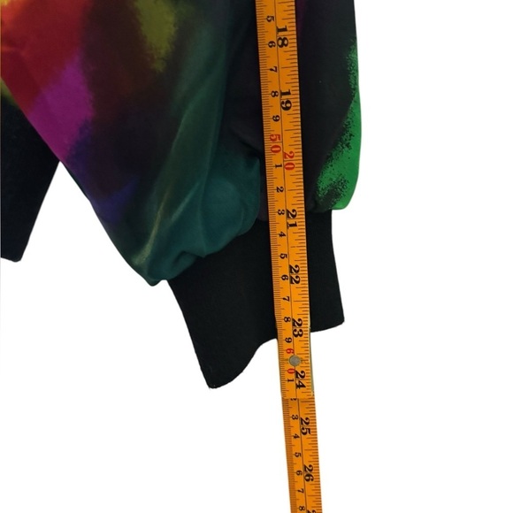 Vintage 80s Psychedelic Artsy Multicolor Bomber Jacket Power Gear OS - Picture 9 of 10